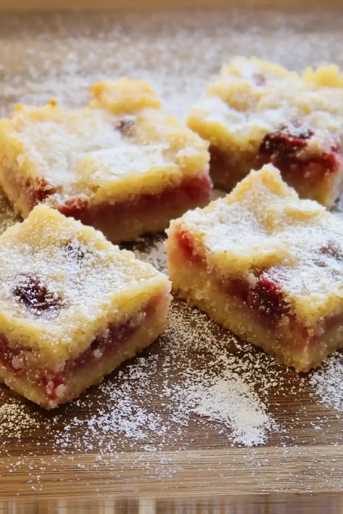 Lemon Rhubarb Layer Bars Recipe