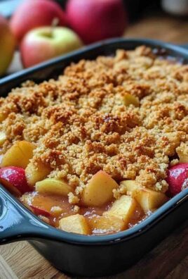 Apple Rhubarb Crumble
