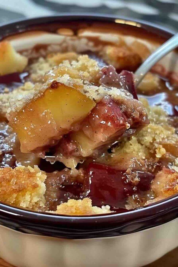 Baked Sticky Rhubarb Pudding