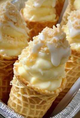 Banana Pudding Cheesecake Cones