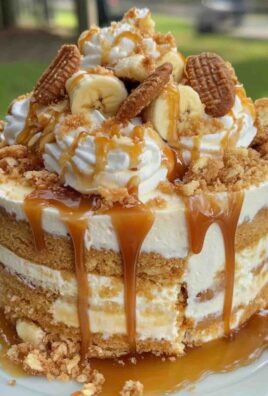 Banana Pudding Cheesecake Cake Recipe