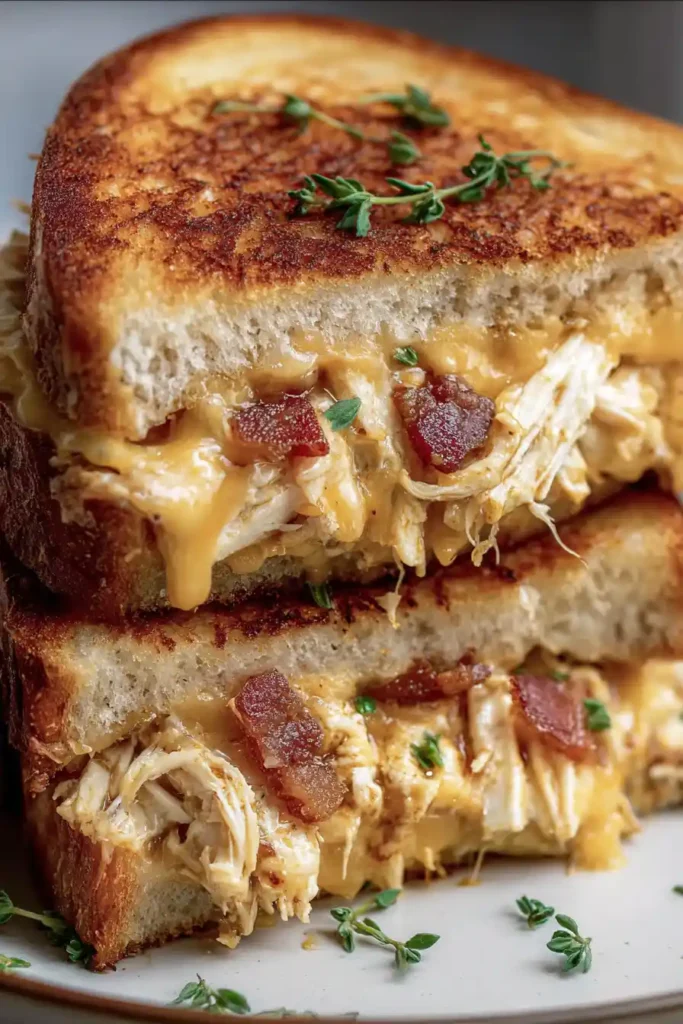 Chicken Bacon Ranch Grilled Cheese