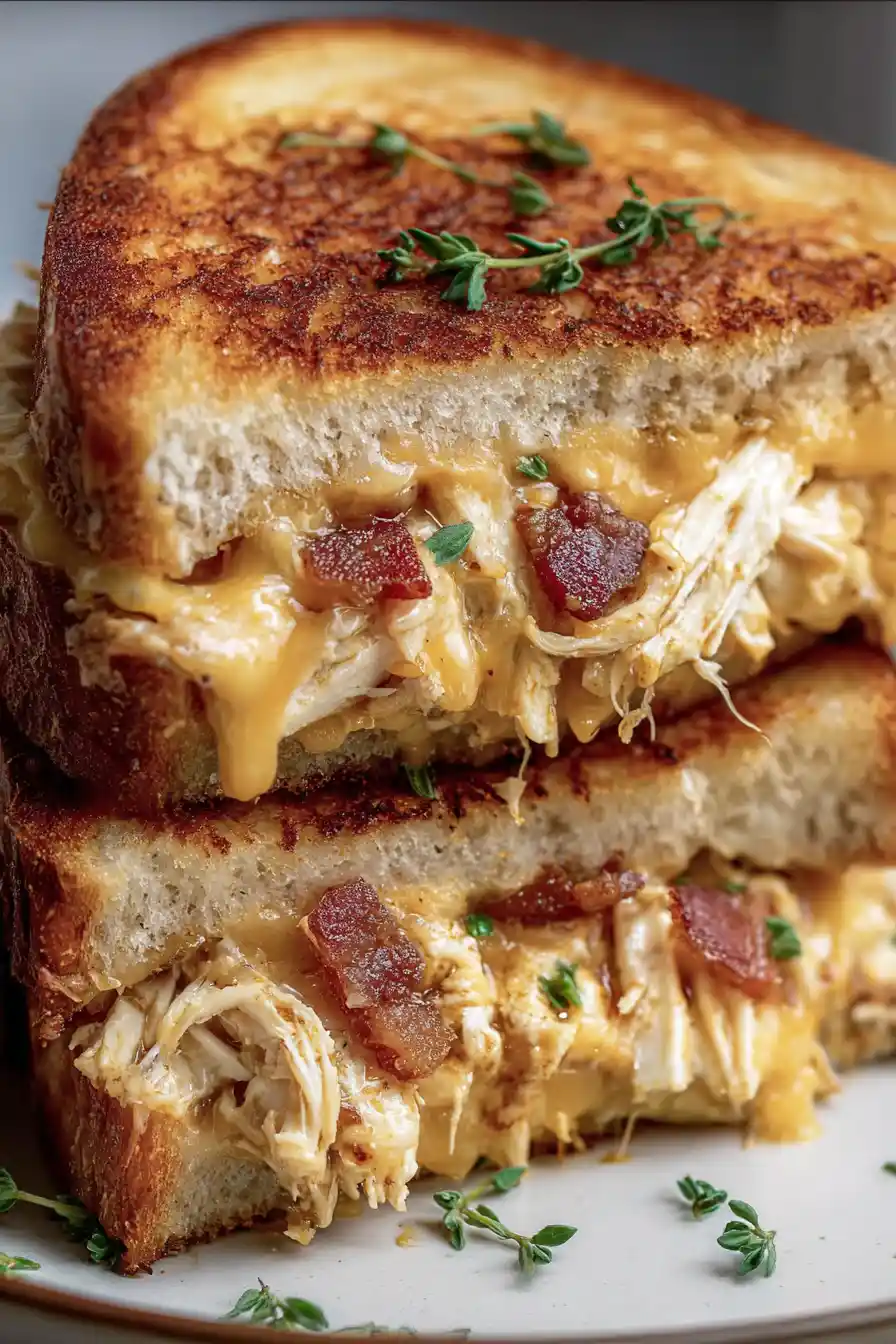 Chicken Bacon Ranch Grilled Cheese