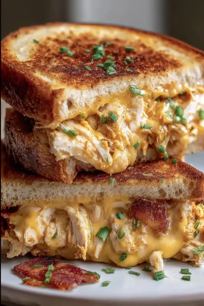Chicken Bacon Ranch Grilled Cheese