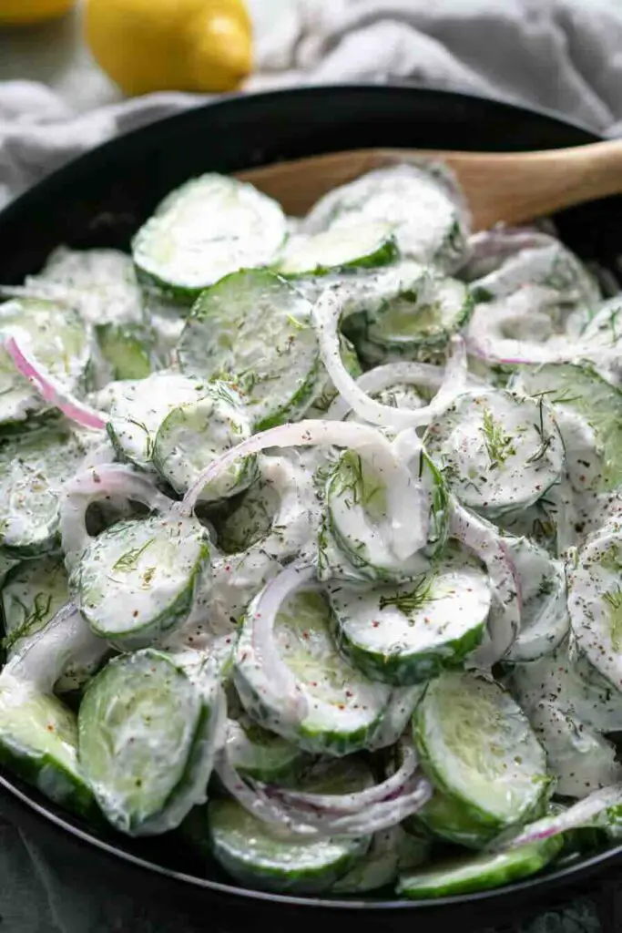 Creamy Cucumber Salad with Greek Yogurt