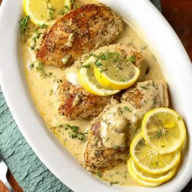 Crock Pot Creamy Lemon Chicken