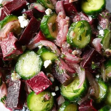 Cucumber Beet Salad
