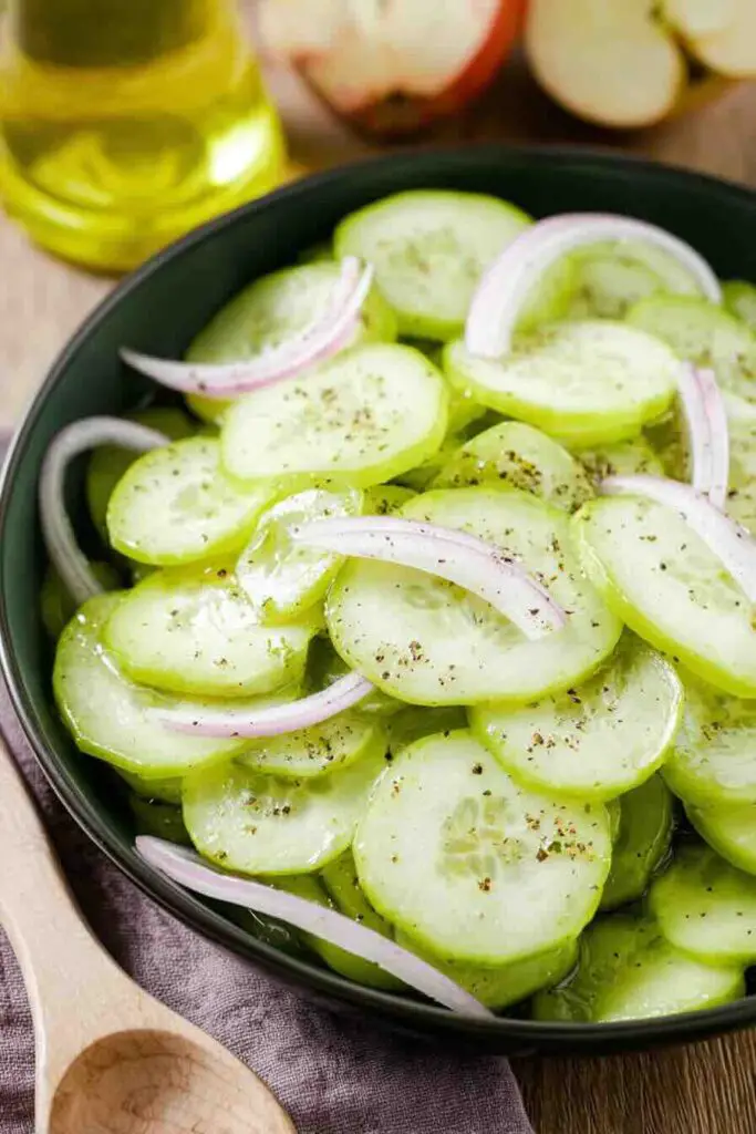 Cucumber Salad Vinegar Apple Cider