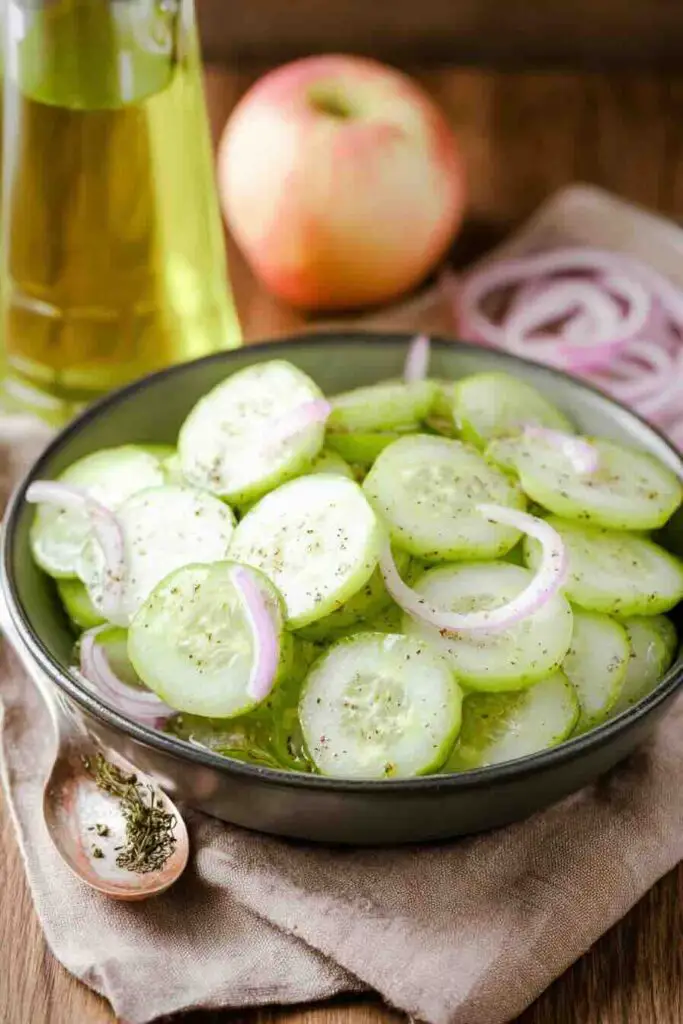 Cucumber Salad Vinegar Apple Cider
