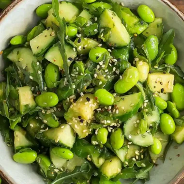 Edamame Cucumber Salad