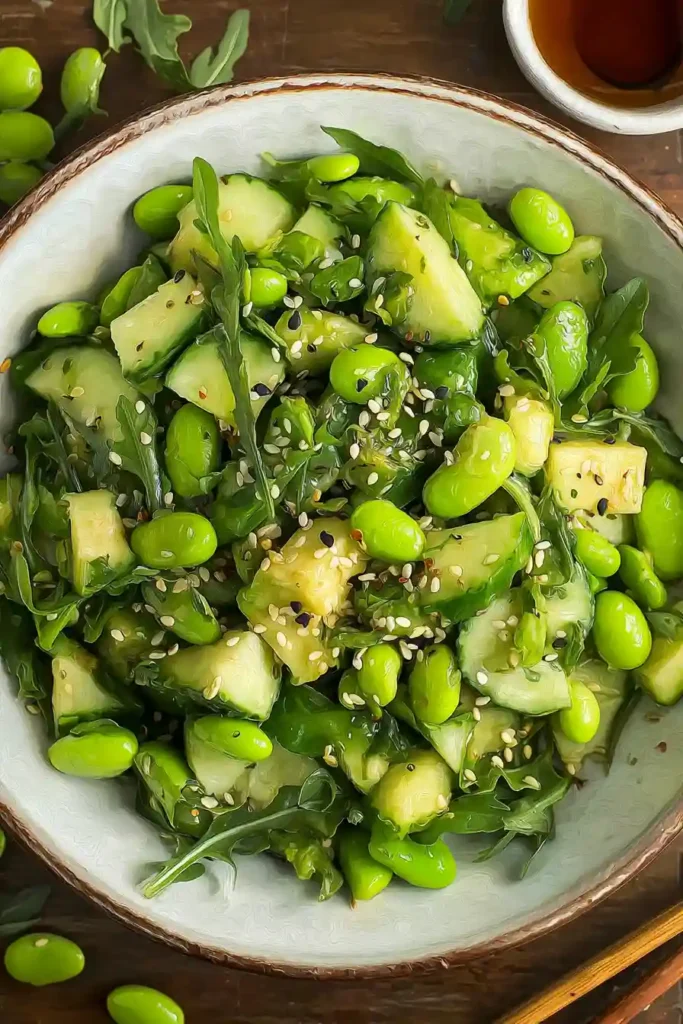 Edamame Cucumber Salad