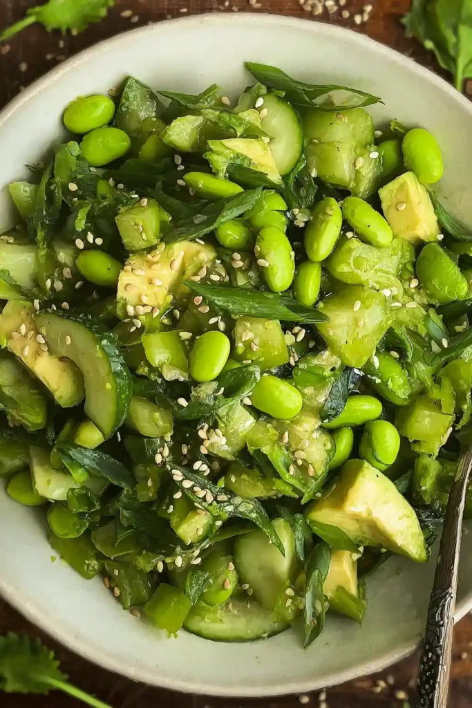 Edamame Cucumber Salad
