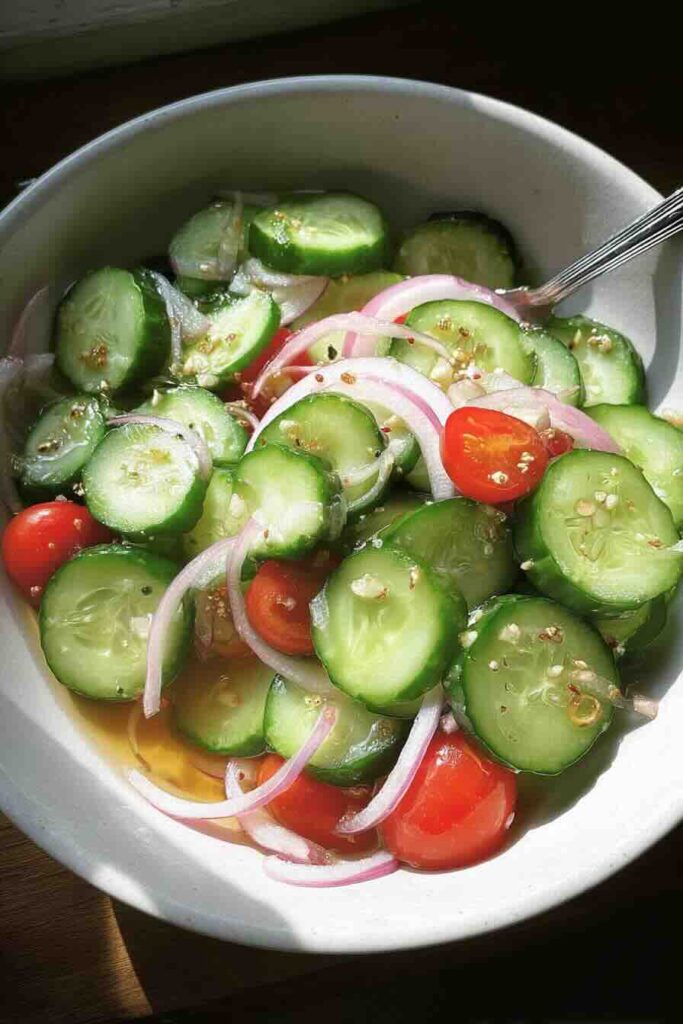 Filipino cucumber salad