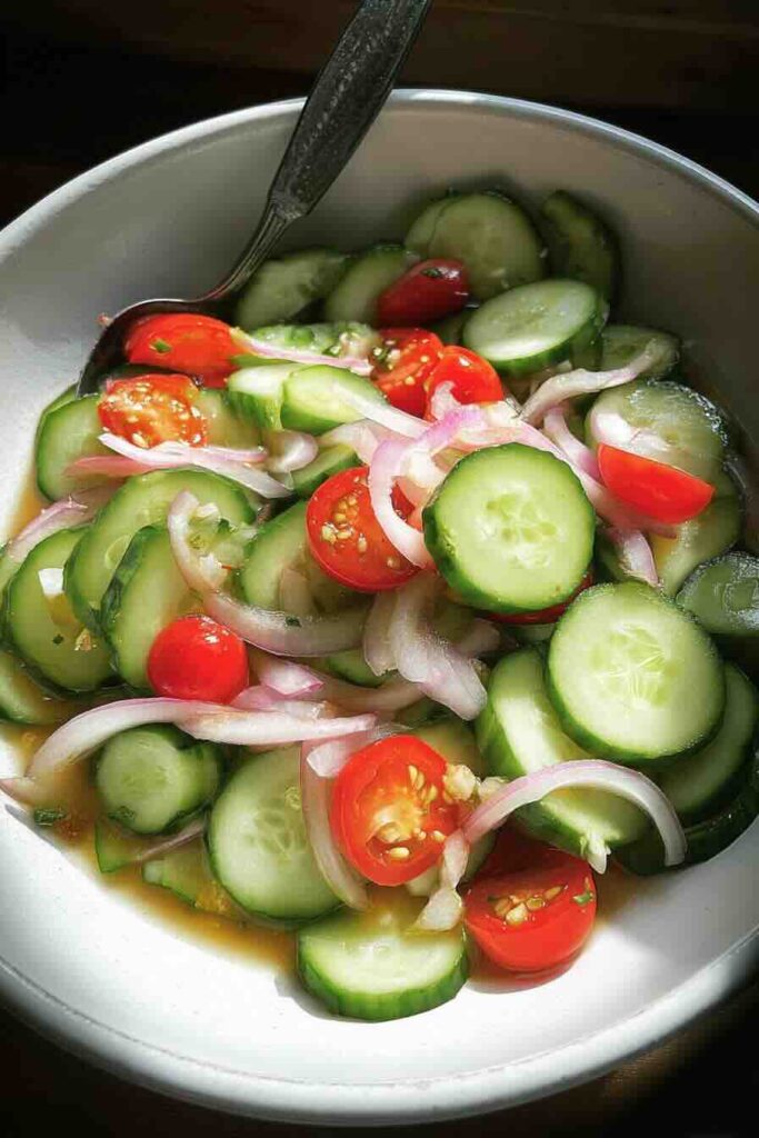 Filipino cucumber salad