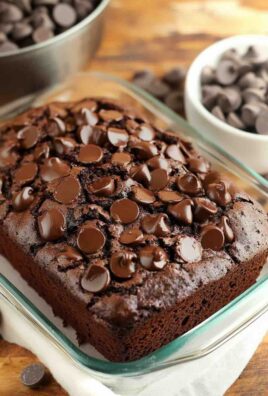 Hot Fudge Brownie Bread