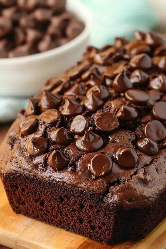 Hot Fudge Brownie Bread