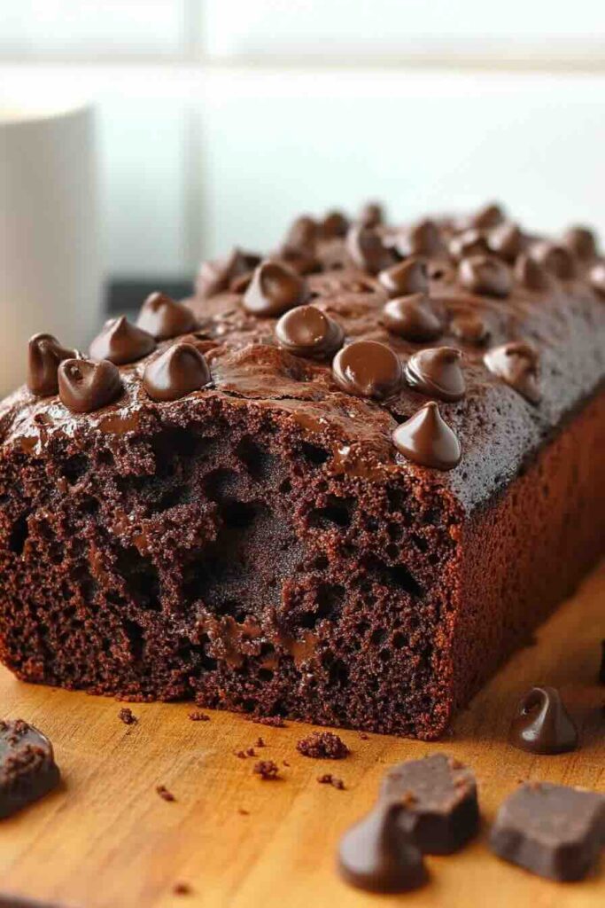 Hot Fudge Brownie Bread