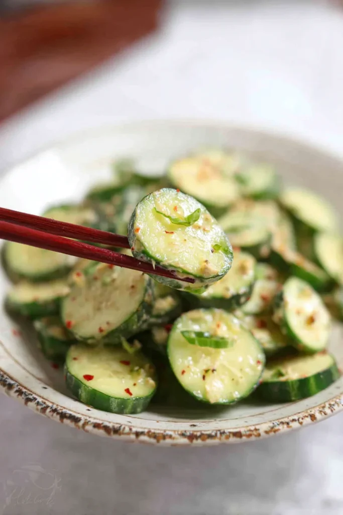 Kewpie Mayo Cucumber Salad