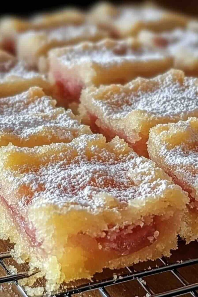 Lemon Rhubarb Bars