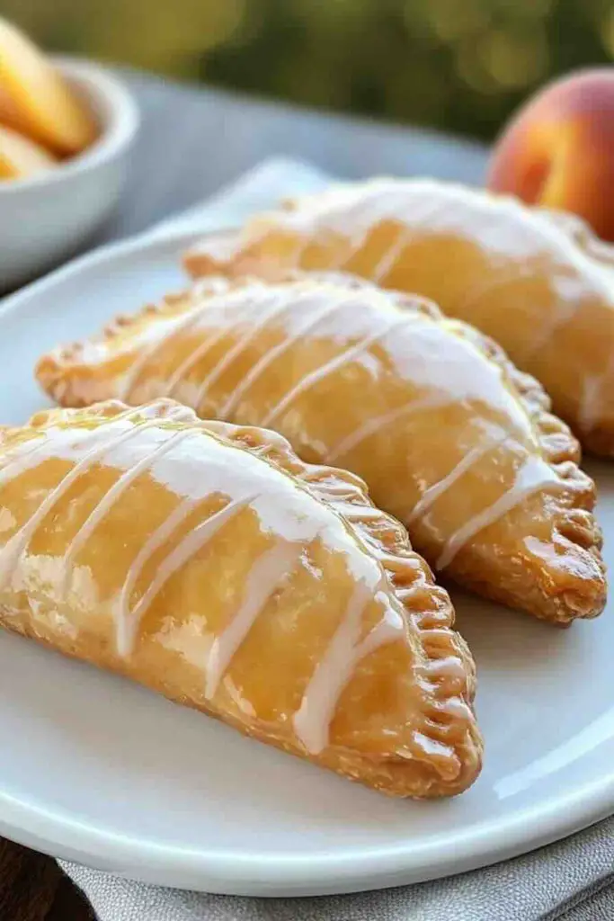 Peach Cobbler Donut Hand Pies