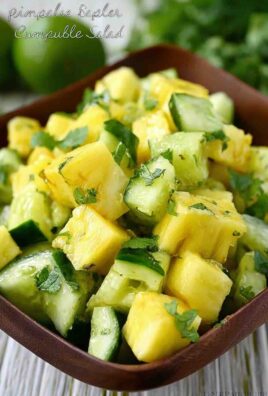 Pineapple Cucumber Salad