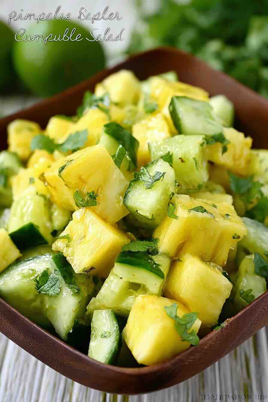 Pineapple Cucumber Salad