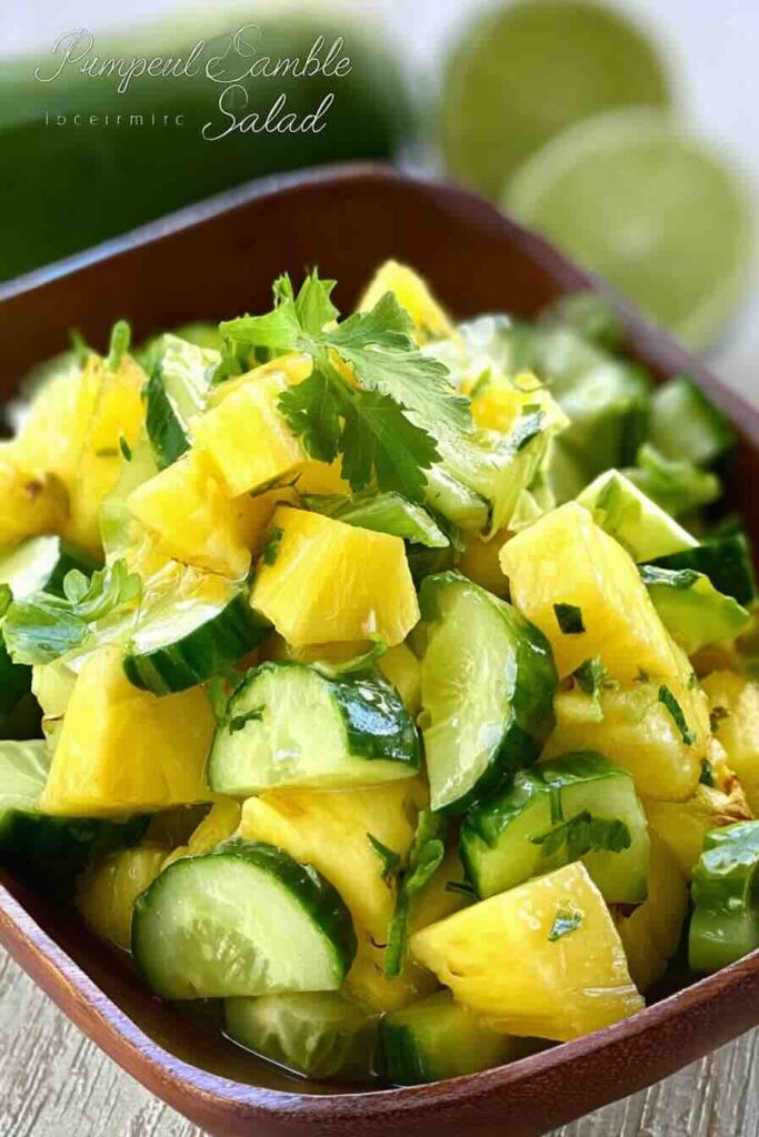 Pineapple Cucumber Salad