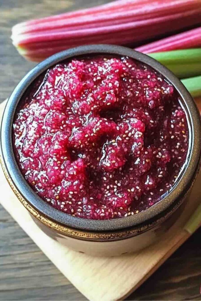 Rhubarb Chia Jam