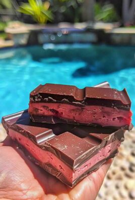 Rhubarb Chocolate Bars