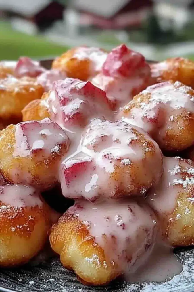 Rhubarb Fritters