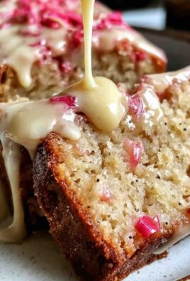 Rhubarb & Lemon Poppy Seed Loaf