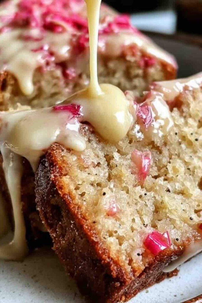 Rhubarb & Lemon Poppy Seed Loaf