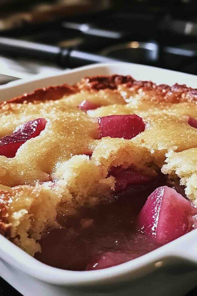 Rhubarb Pudding Cake