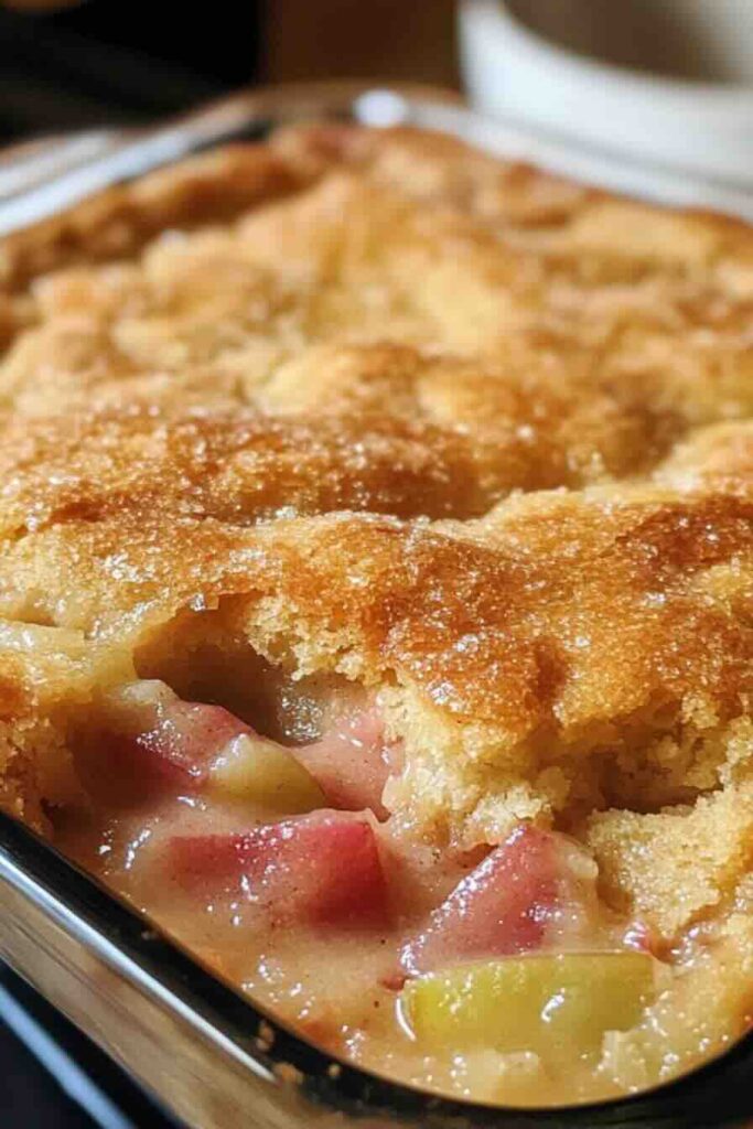 Rhubarb Pudding Cake