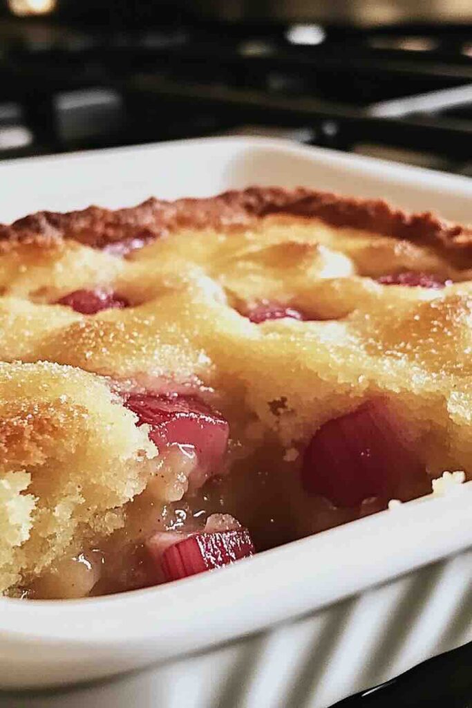 Rhubarb Pudding Cake