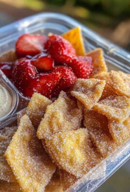 Strawberry Cheesecake Nachos