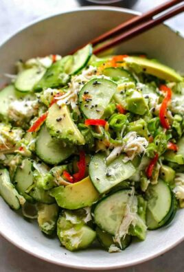 California Roll Cucumber Salad