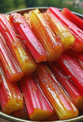Roasted Rhubarb
