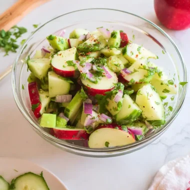 apple cucumber salad