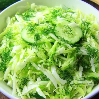 cabbage cucumber salad