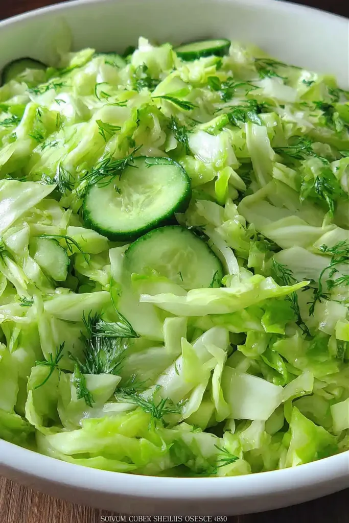 cabbage cucumber salad