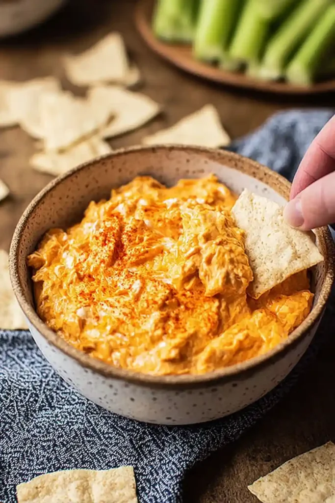 crockpot buffalo chicken dip