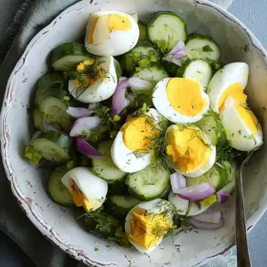 cucumber egg salad