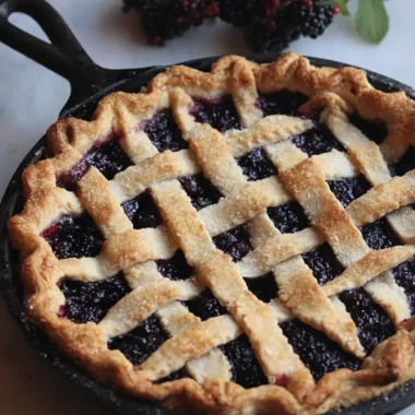 elderberry pie recipe