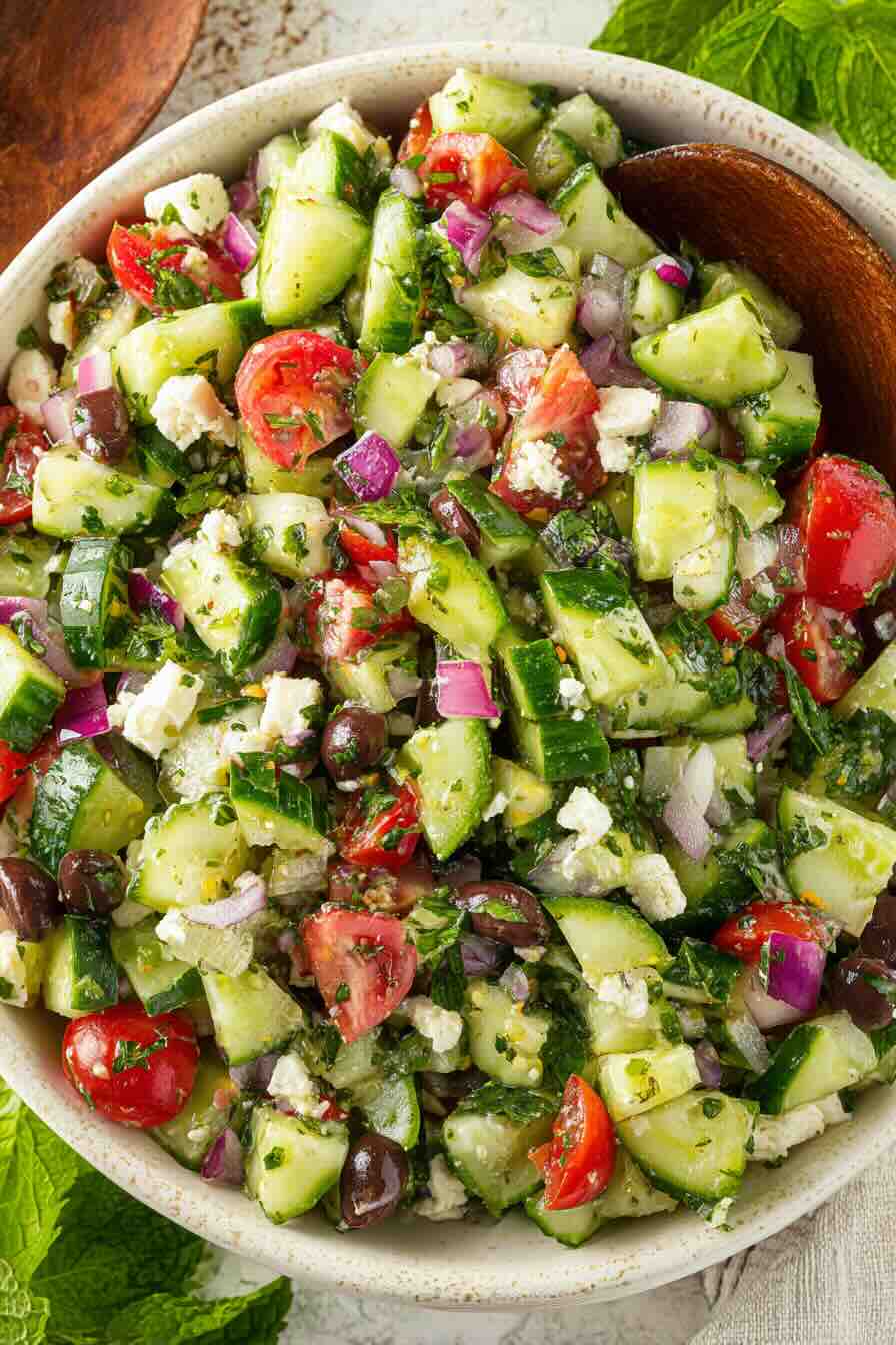 mediterranean cucumber salad
