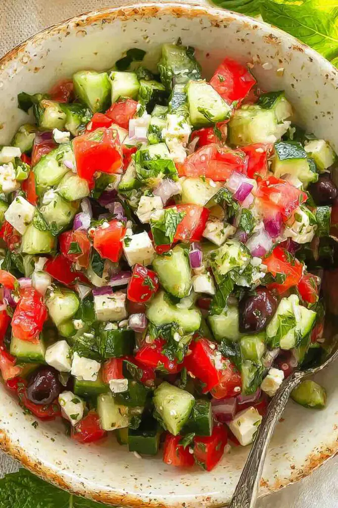 mediterranean cucumber salad