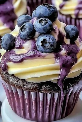 White Chocolate Blueberry Cheesecake Cupcake