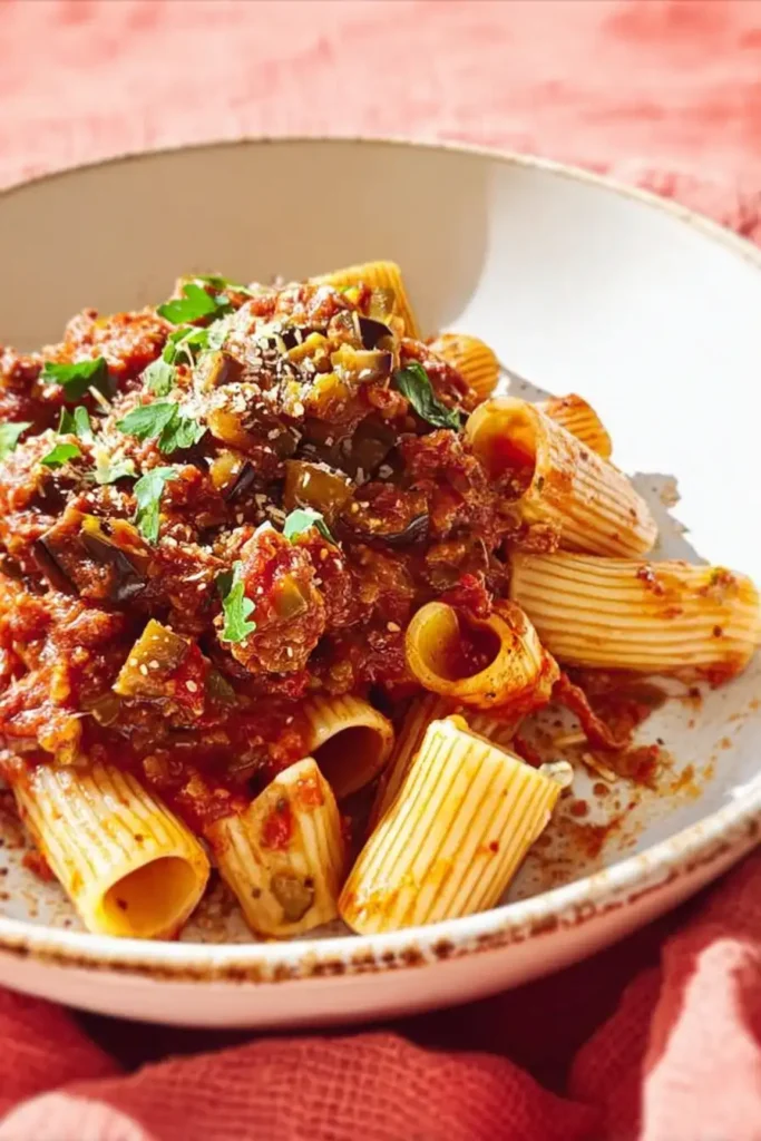 eggplant bolognese