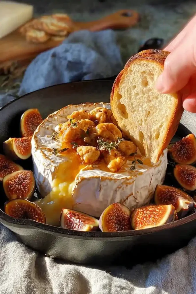 baked brie with fig jam