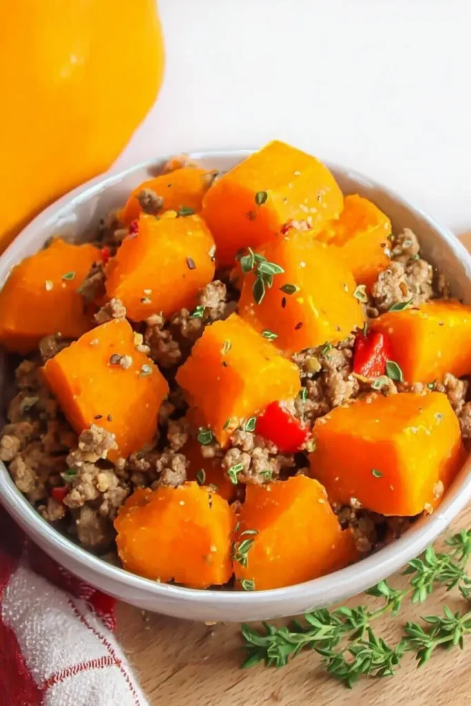 ground turkey butternut squash